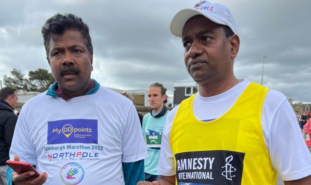Edinburgh Marathon diadakan khusus |  Penggalangan dana lebih dari sepuluh ribu pound |  Prestasi Dr. Satyamurthy