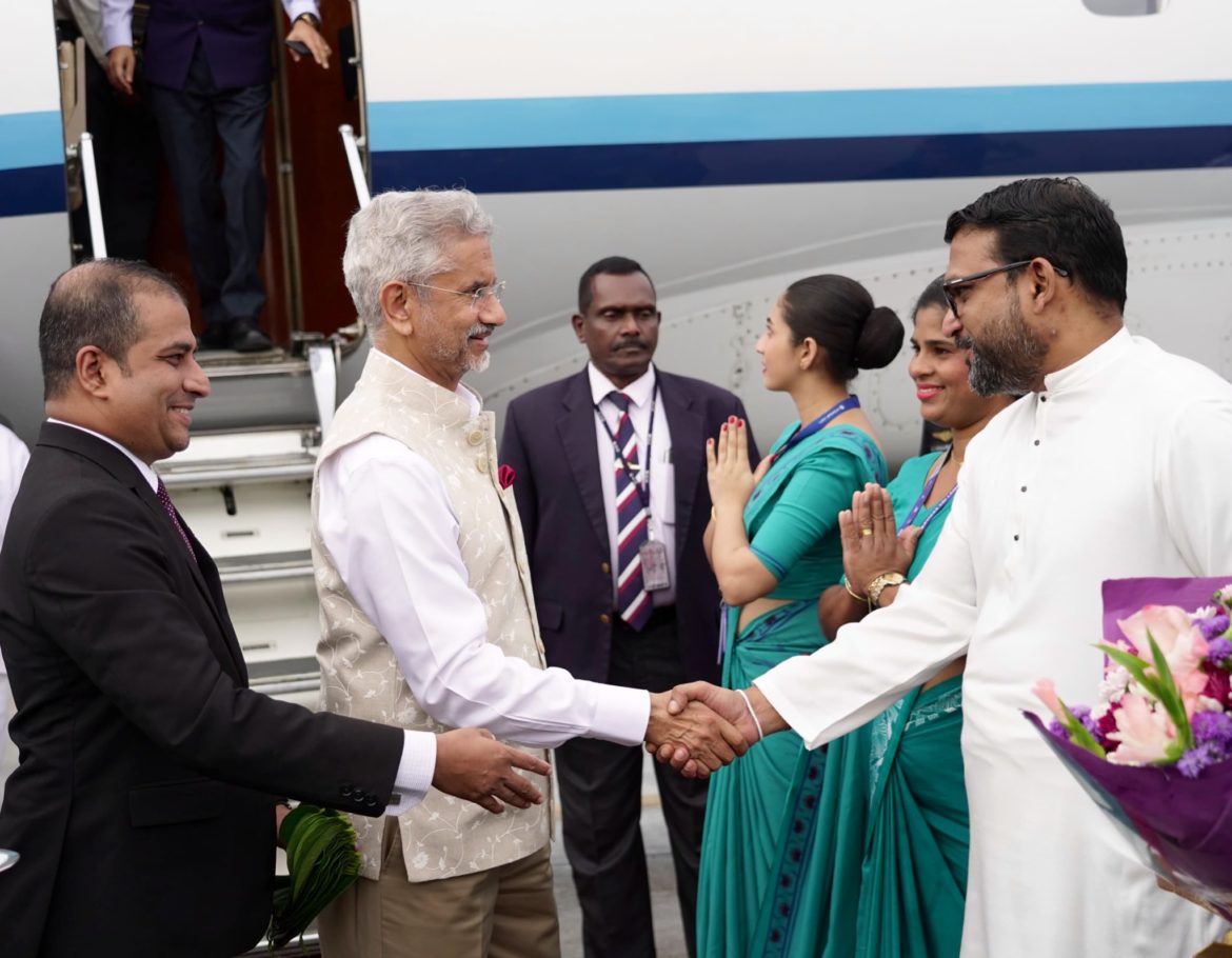 இந்திய வெளிவிவகார அமைச்சர் ஜெயசங்கர் இலங்கை விஜயம்